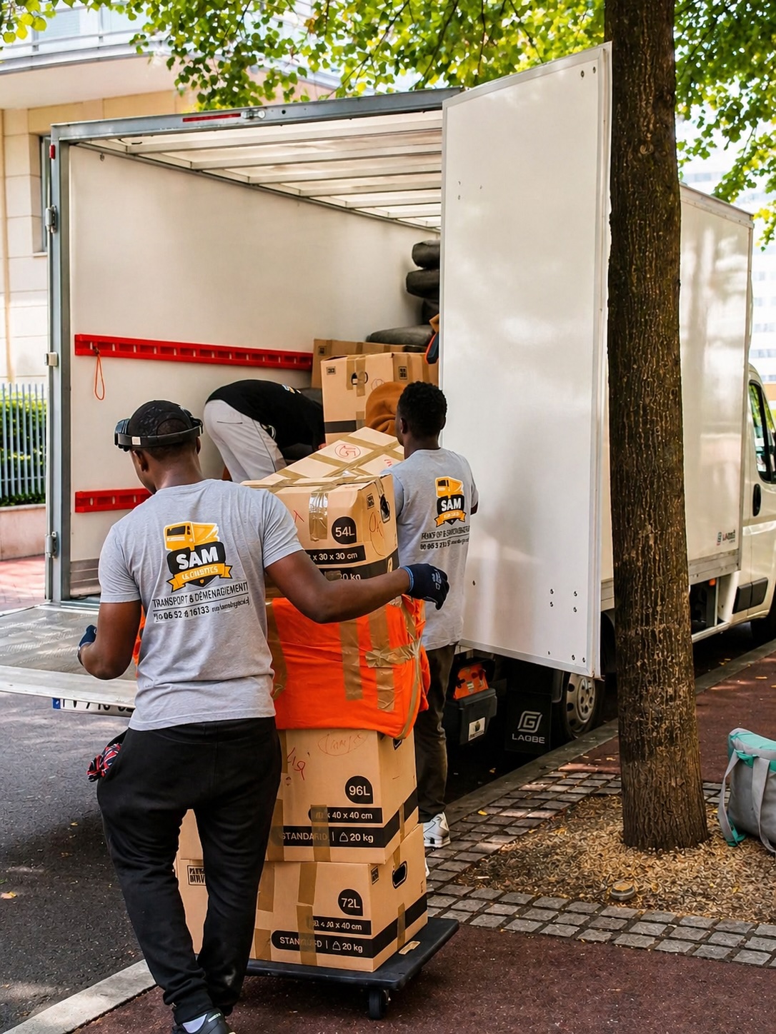 Déménagement cartons